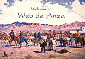 Painting courtesy of Tumacacori National Historical Park, Arizona. Image courtesy Web de Anza.